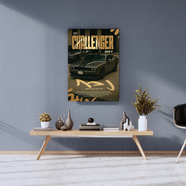 Dodge Challenger SRT A3+ HD Muscle Car Wall Poster