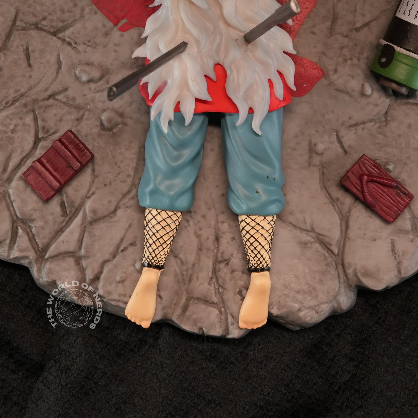 Jiraiya Death Scene Diorama Figure – Naruto Shippuden Premium Anime Collectible - The World Of Nerds