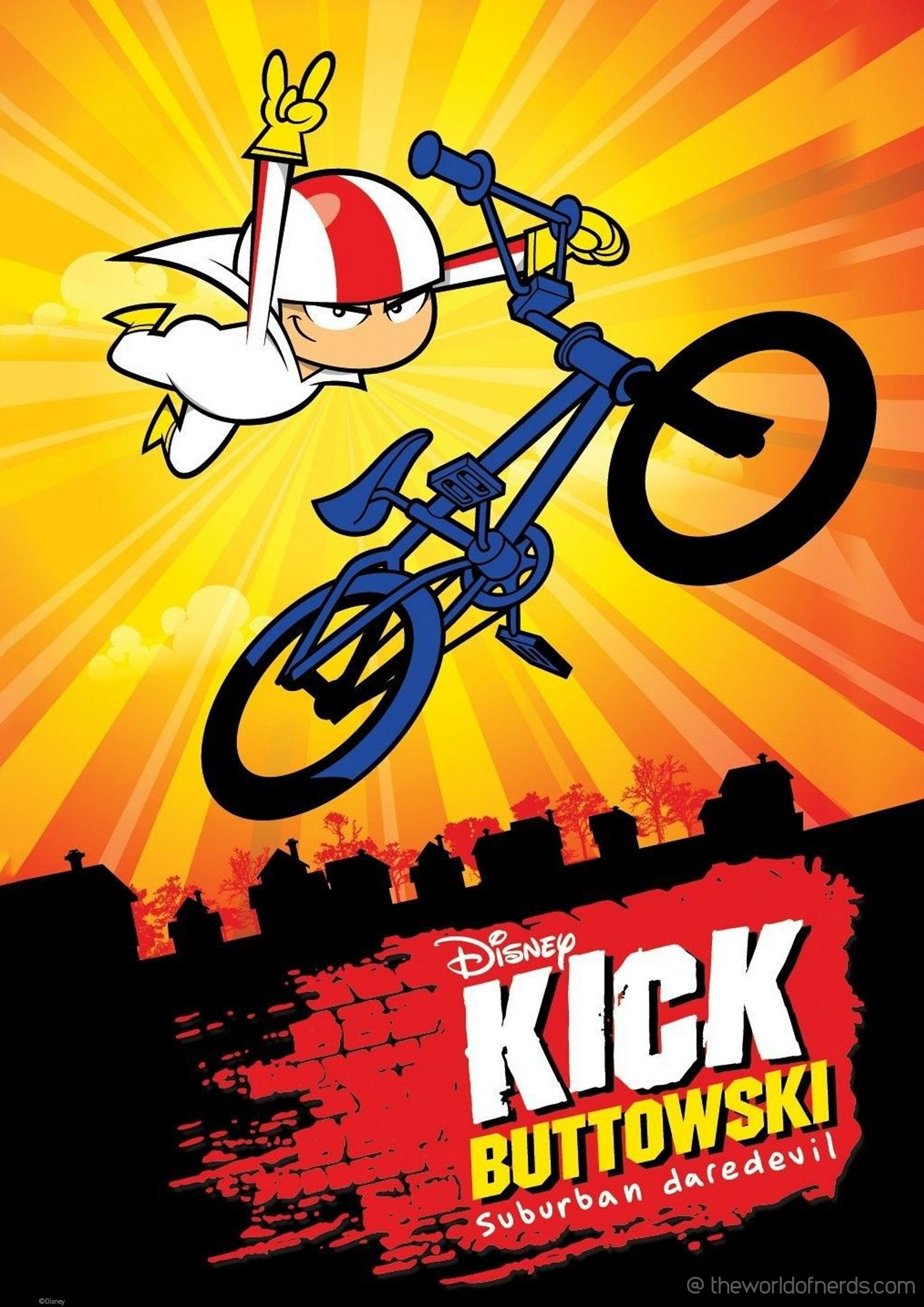 Cartoon BMX Stunt Rider A3+ HD Action Wall Poster - The World Of Nerds