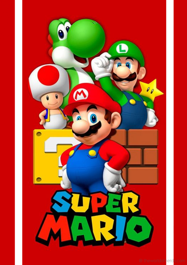 Classic Game Heroes A3+ HD Cartoon Wall Poster