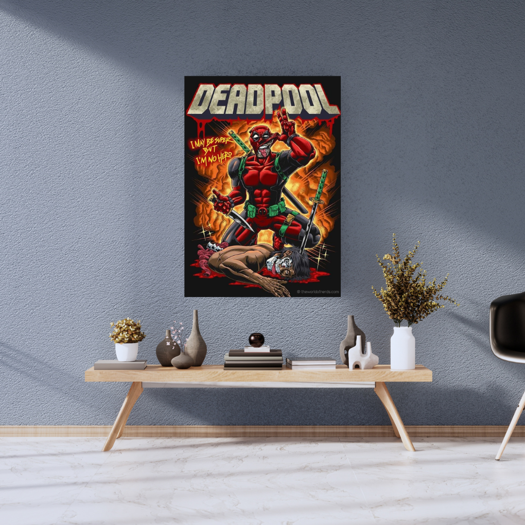 Deadpool A3+ HD Marvel Wall Poster - The World Of Nerds