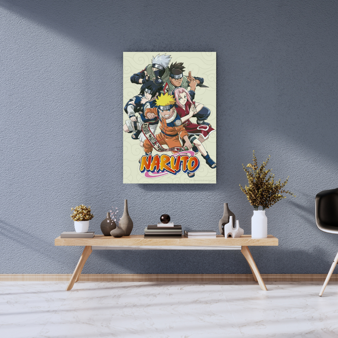Naruto Team 7 A3+ HD Anime Wall Poster - The World Of Nerds