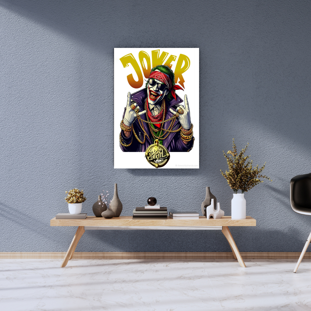 Joker A3+ HD Villain Art Wall Poster - The World Of Nerds
