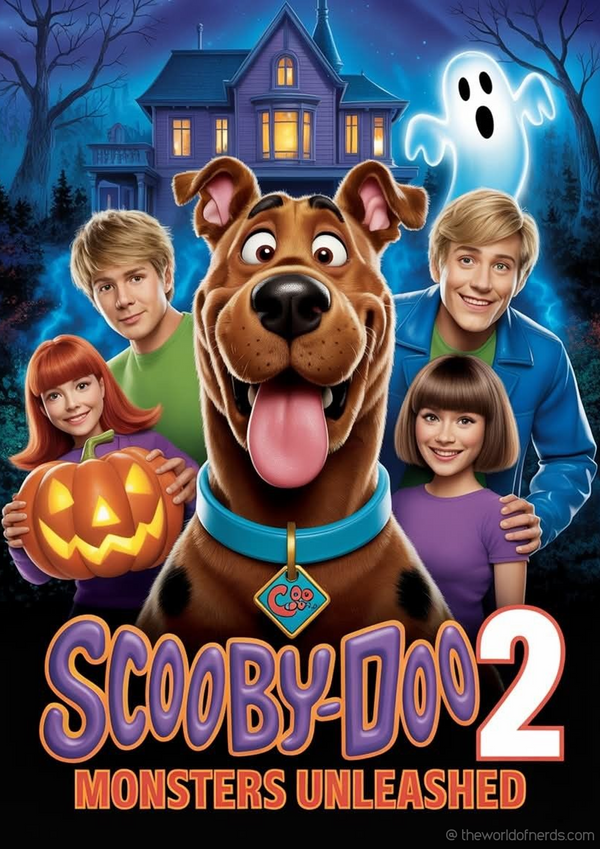 Spooky Mystery Cartoon A3+ HD Kids Wall Poster
