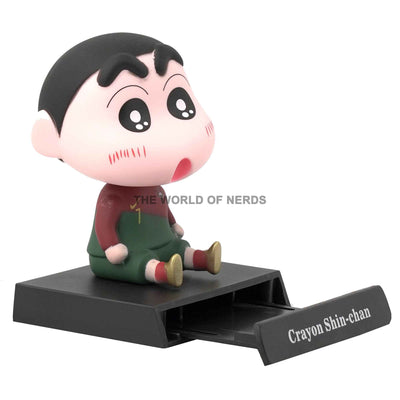 SHIN CHAN IN JERSEY BOBBLEHEAD - Collectible Shin Chan Bobblehead Figurine - 2