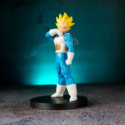 BLUE AURA VEGETA PUNCH ACTION FIGURE - Collectible Blue Aura Vegeta Action Figure - 2