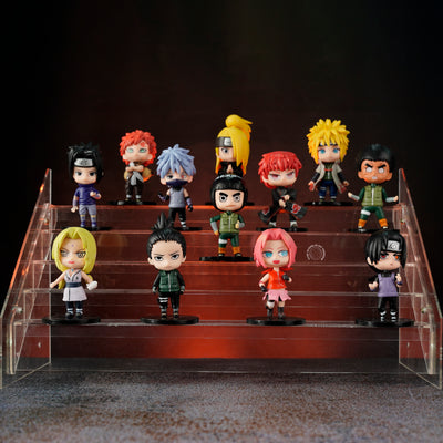 NARUTO SET OF 12 - Premium Naruto Collectible Figures for Enthusiasts