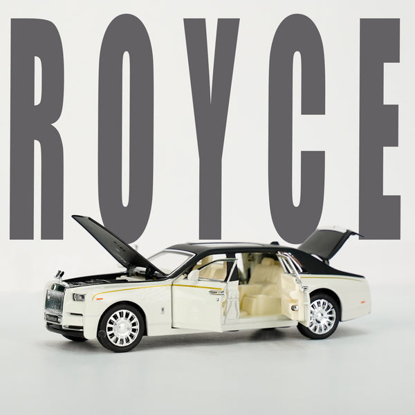 WHITE & BLACK-ROLLS ROYCE PHANTOM SCALE - 1:32