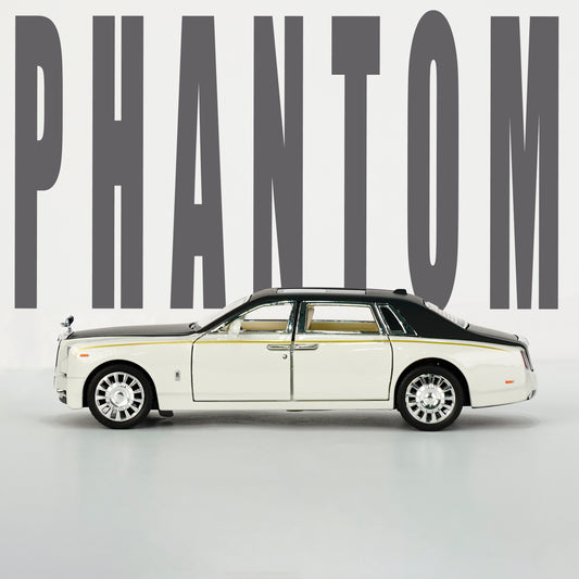 WHITE & BLACK-ROLLS ROYCE PHANTOM SCALE - 1:32