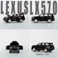 BLACK-LEXUS LX570 SCALE - 1:24