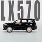 BLACK-LEXUS LX570 SCALE - 1:24