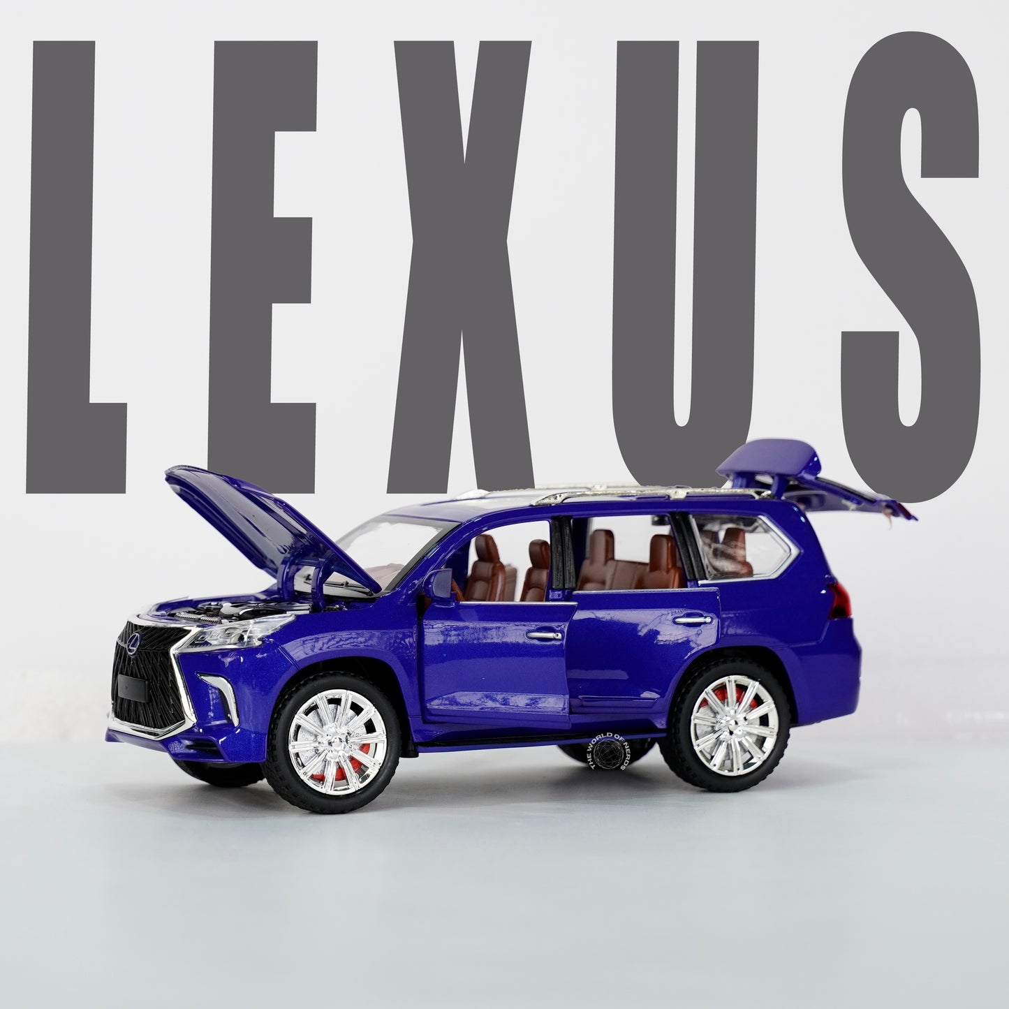 BLUE-LEXUS LX570 SCALE - 1:24