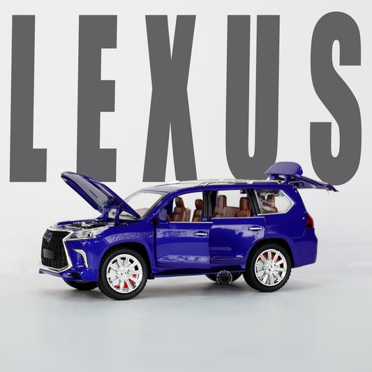 BLUE-LEXUS LX570 SCALE - 1:24