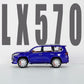 BLUE-LEXUS LX570 SCALE - 1:24