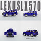 BLUE-LEXUS LX570 SCALE - 1:24