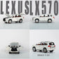 WHITE-LEXUS LX570 SCALE - 1:24