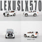 WHITE-LEXUS LX570 SCALE - 1:24 D2