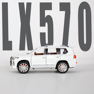 WHITE LEXUS LX570 SCALE 1:24 D2 Model Car - 2