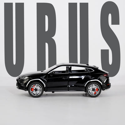BLACK LAMBORGHINI URUS MODEL CAR - 1:24 Scale Diecast Collectible - 2