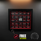 F1 Formula Circuit Wall Frame – 2026 Edition + Free f1 Keychain With Frame
