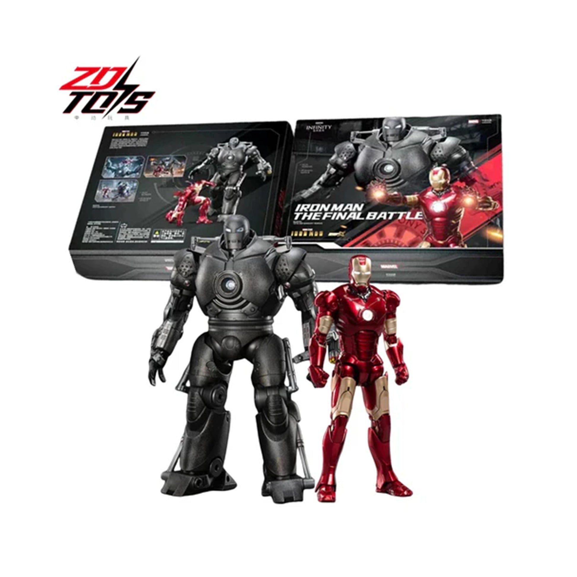 Iron Man – The Final Battle – ZD Toys Premium Marvel Collectible Figure - The World Of Nerds