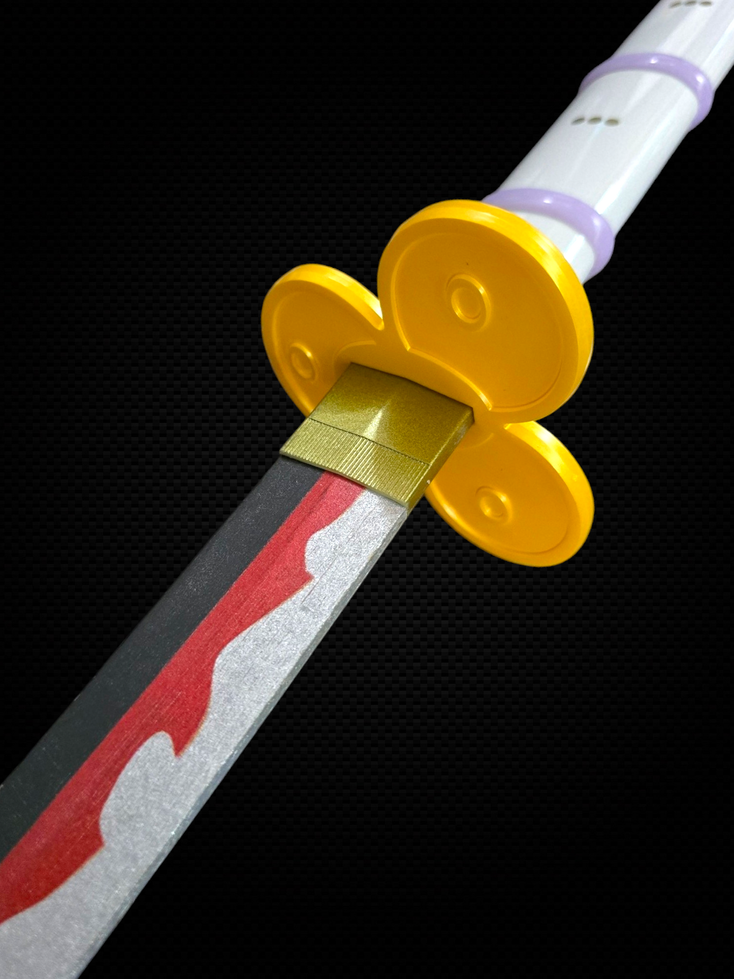 Kozuki Oden Wooden Katana - Authentic White Enma Samurai Sword