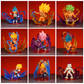 D2-Dragon Ball Z Saiyans Action Figures Set of 9