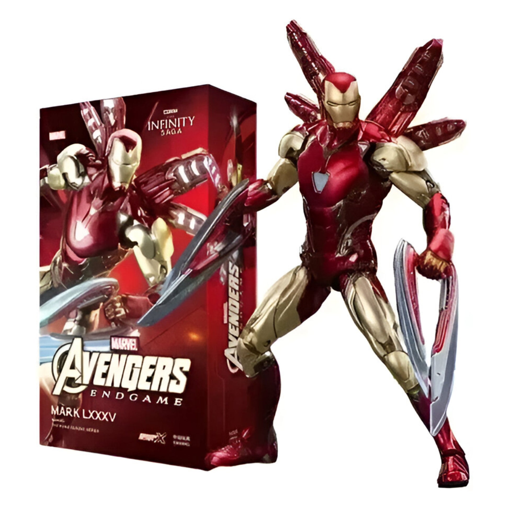 Iron Man Mark 85 – 4-Inch ZD Toys Collectible Figure - The World Of Nerds