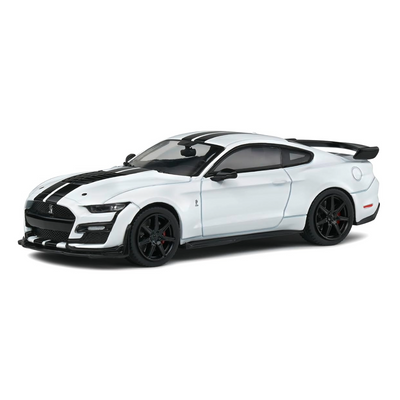 SOLIDO Shelby Mustang GT 500 Fast Track White Model Car – Collector's Edition 1:43 Scale