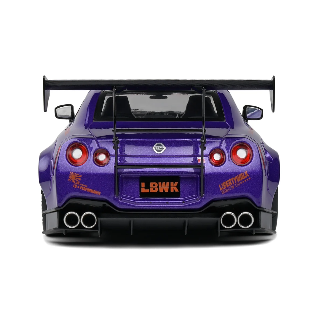 SOLIDO Nissan Skyline GT-R R35 Model-1:18 Diecast Replica with LBWK Kit ...