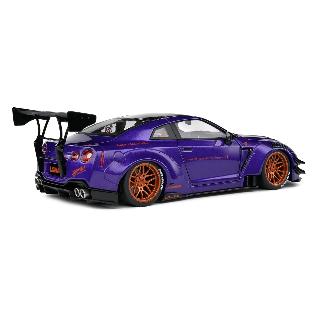 SOLIDO Nissan Skyline GT-R R35 Model-1:18 Diecast Replica with LBWK Kit ...