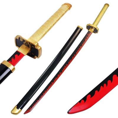 Yoriichi Tsugikuni Katana - High-Quality Wooden Collectible Sword