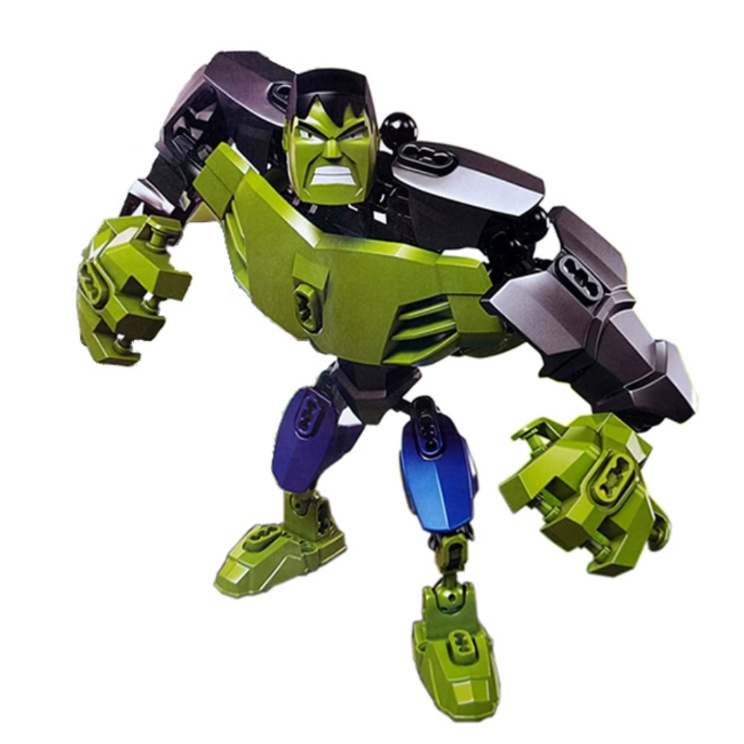 Hulk Blocks Basic Brick Superhero Green Hulk Blocks for Creative Play and Development ...