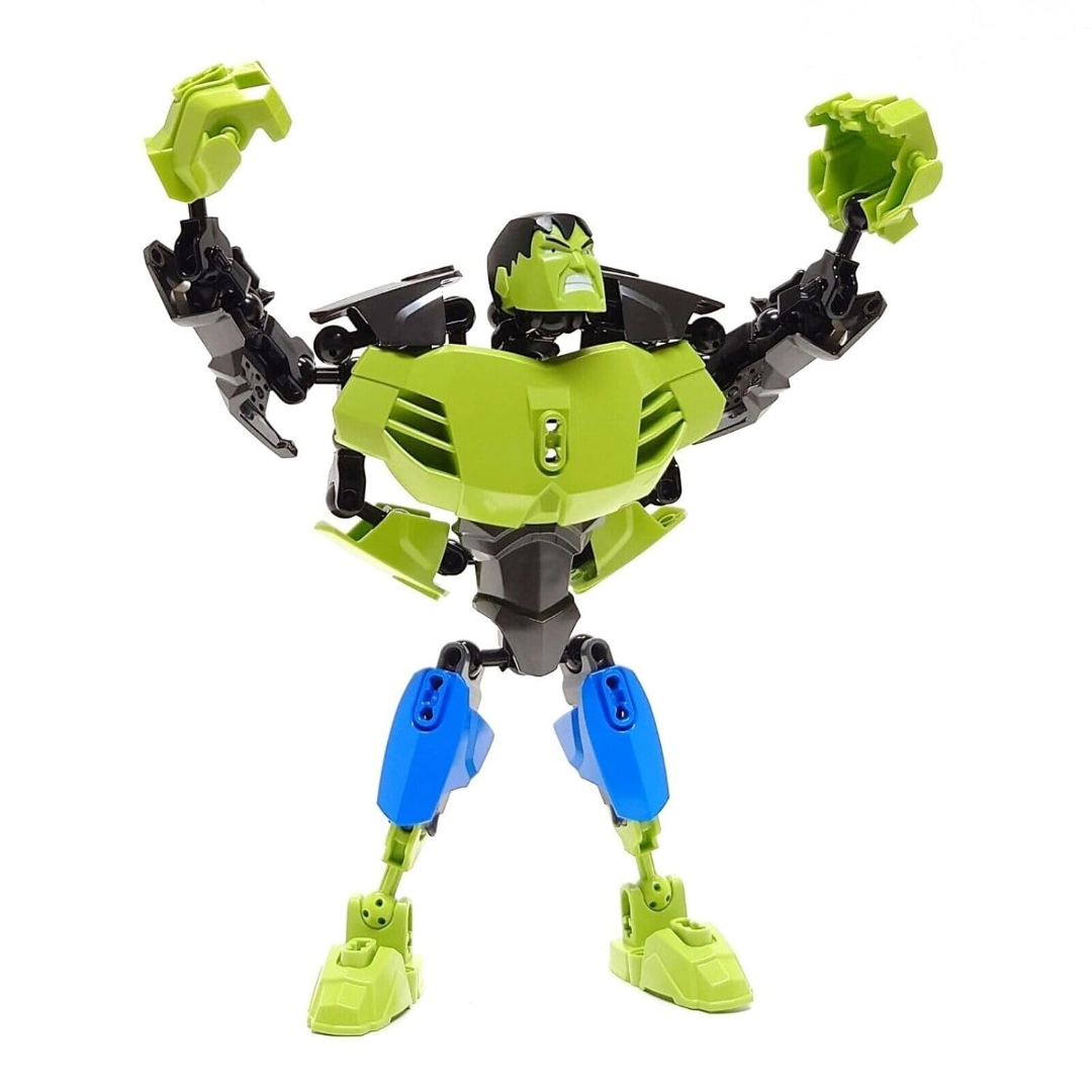 Hulk Blockbot Brick Superhero Green Hulk Blocks for Creative Play and Development ...