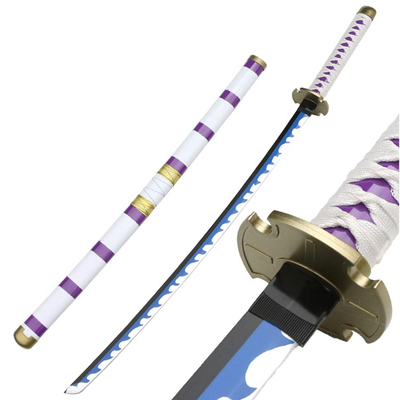 Luffy Nidai Kitetsu Wooden Katana - Premium Replica Sword for Collectors