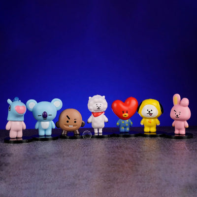 BT21-SET OF 7 ACTION FIGURE