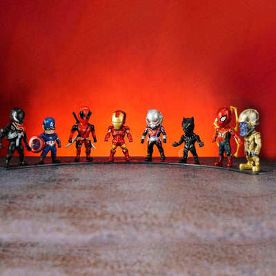 Avengers Action Figures Set of 8 Collectible Figures