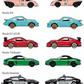 MAJORETTE PORSCHE EDITION 5 PCS GIFTPACK D2