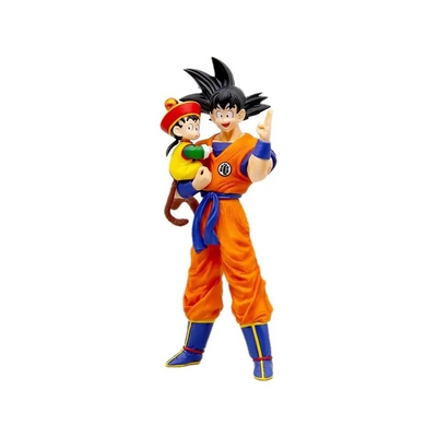 GOKU WITH SON GOHAN ANIME ACTION FIGURE