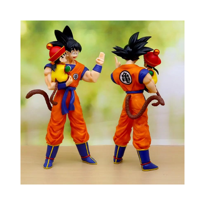 GOKU WITH SON GOHAN ANIME ACTION FIGURE - 2