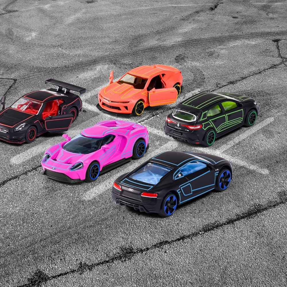 MAJORETTE-LIGHT RACER 5 PCS GIFTPACK