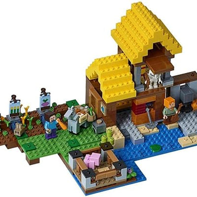 BRICK MY WORLD FARM COTTAGE MINECRAFT 549+ PCS BLOCKS - Ultimate Minecraft Farm Cottage Blocks for Creative Building