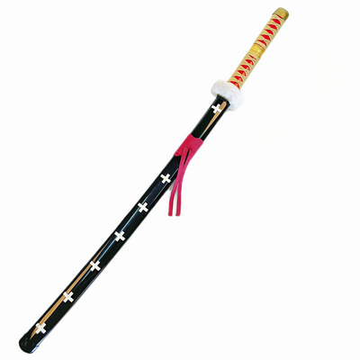 TRAFALGAR D WATER LAW WOODEN KATANA - Premium Collectible Sword - 2