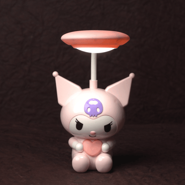 Kuromi Pink LED Table Lamp Cute Anime Decorative Light - The World Of Nerds