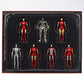 Iron Man MK1 to MK7 Armory Set – 4 Inch ZD Toys Collectible Figures - The World Of Nerds