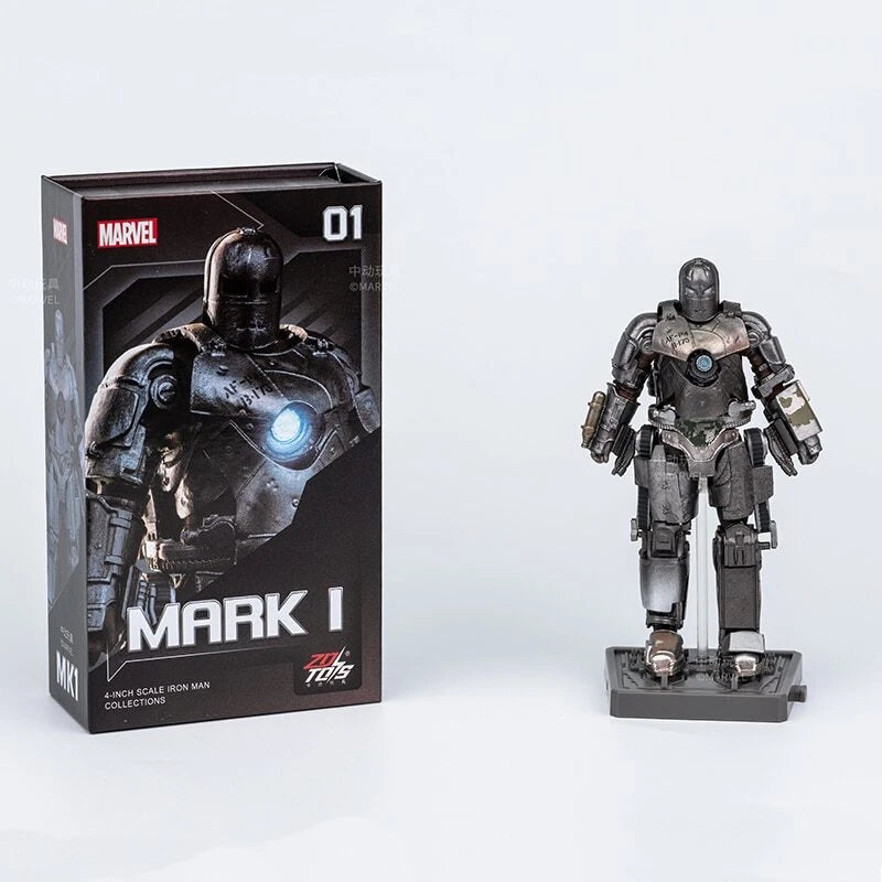 ZD toys Iron Man Mark I: Forged in Fire, Born in Light Luminous Version - The World Of Nerds
